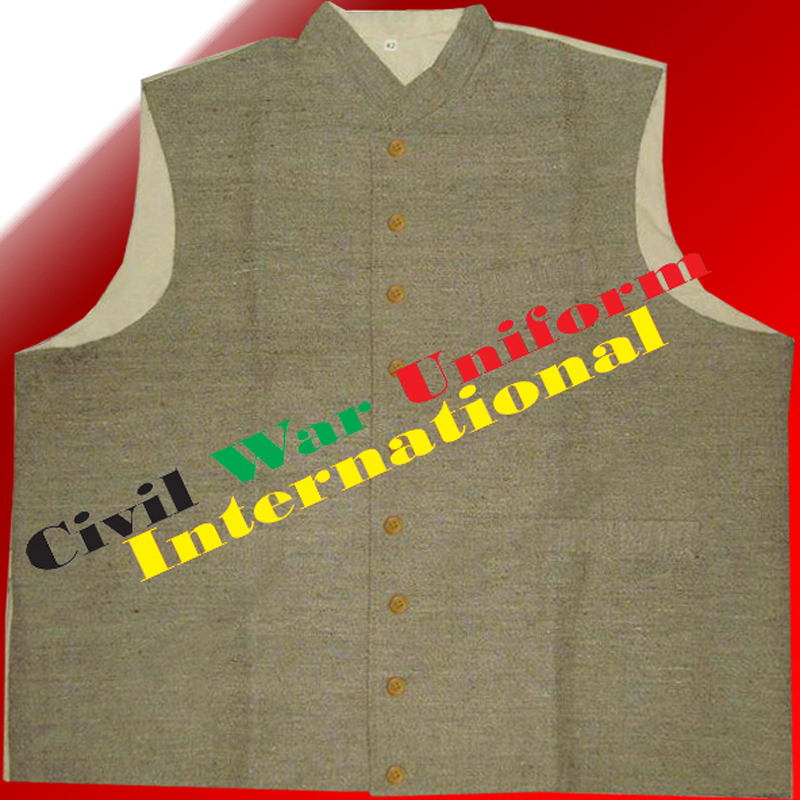 jean wool vest