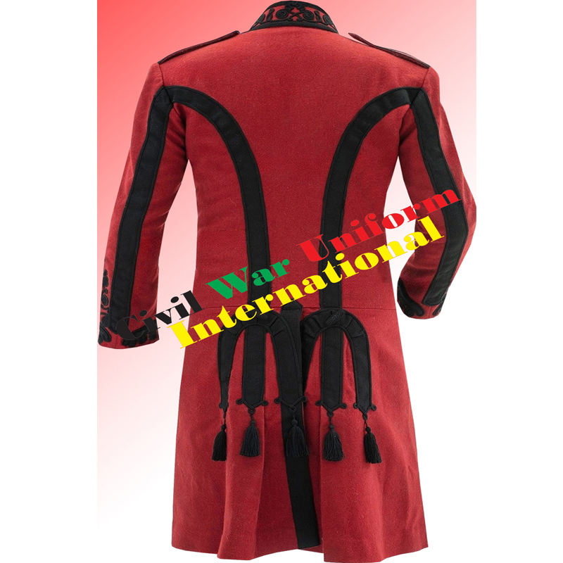 1915 British Army officer undress Frock coat – red 2