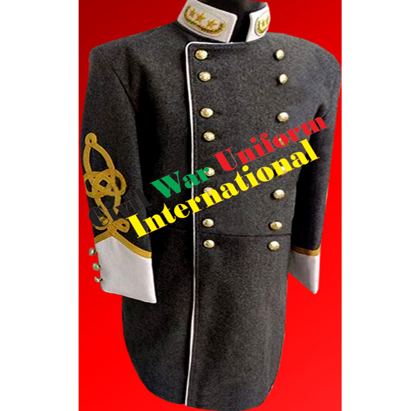 Civil War US Confederate General Frock Coat Double Breasted