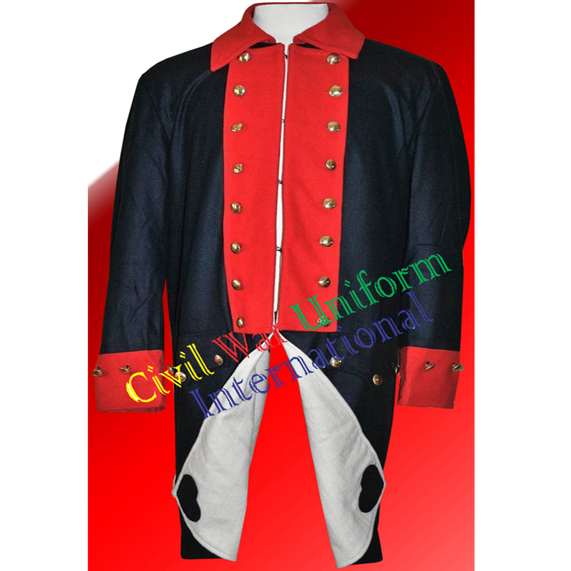 revolutionary war uniforms Continental Army Frock Coat 4
